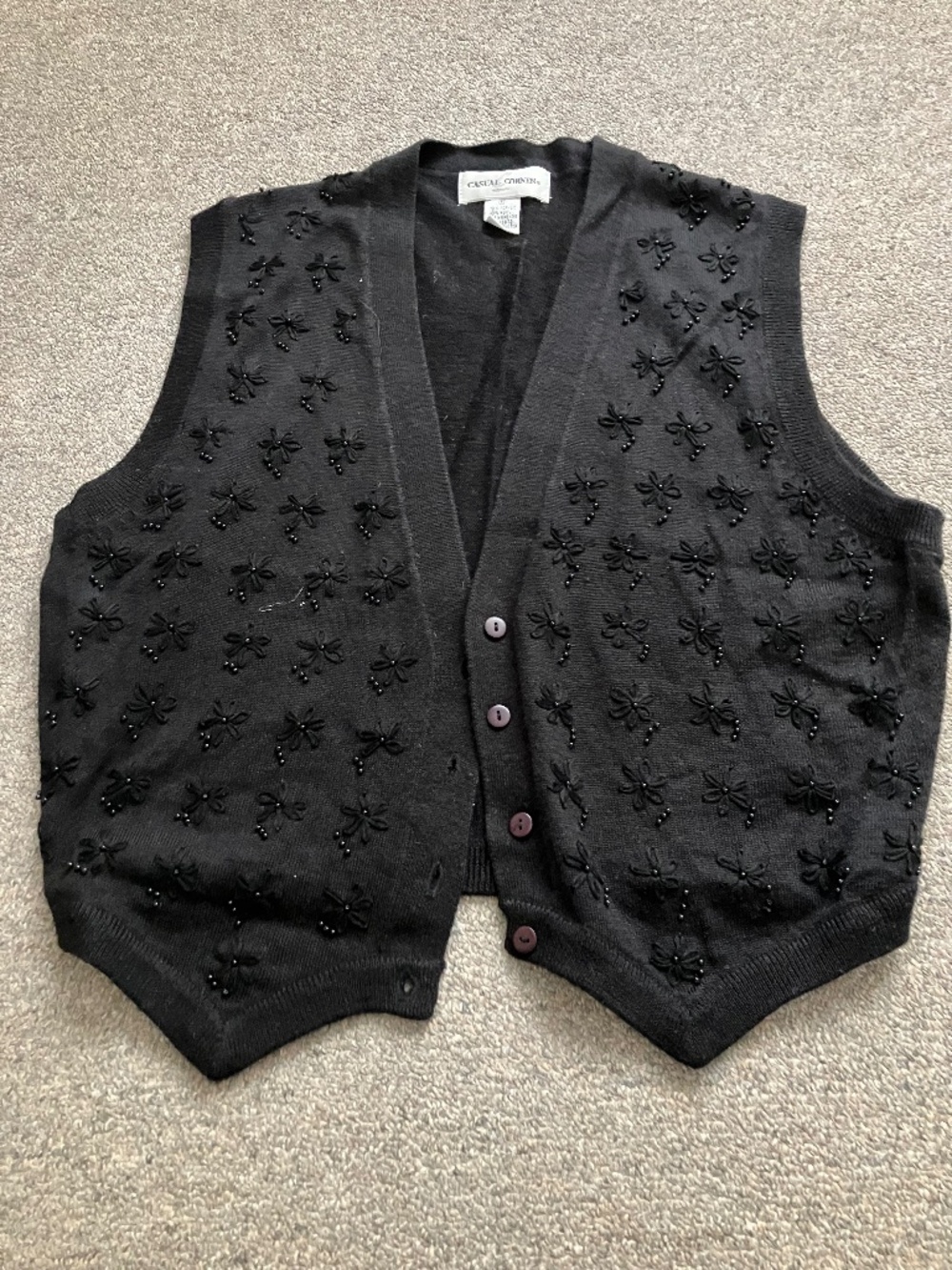 Women’s Casual Corner Sweater Vest Size Medium